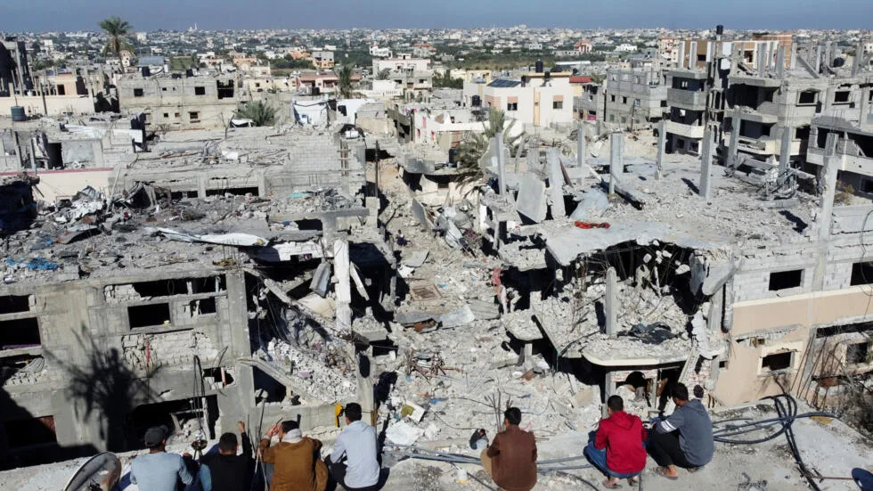 Bombardeos en Palestina. Imagen: RFI.