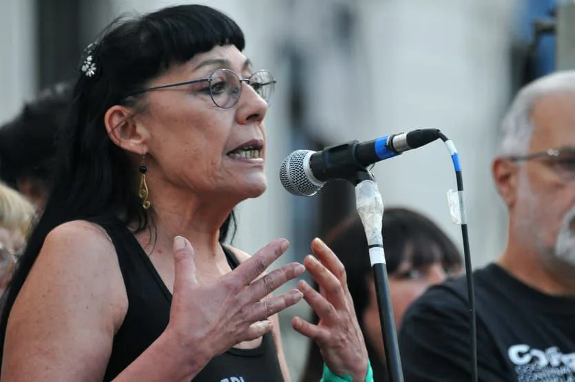El régimen a los pies del régimen | Ornitorrinco María del Carmen Verdú es referente de la Coordinadora Contra la Represión Policial e Institucional. Crédito: Nicolás Solo